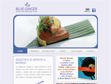 Tablet Screenshot of blueginger.it